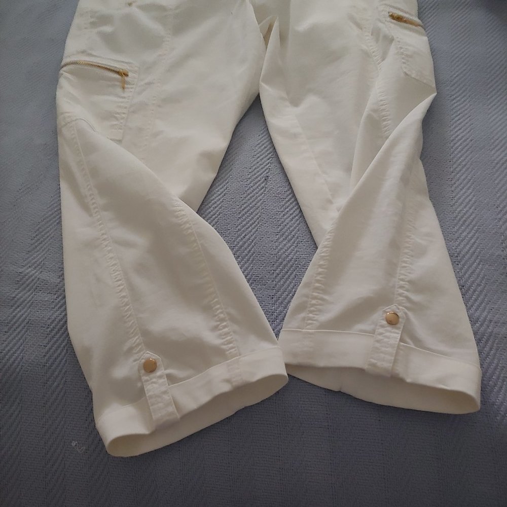 Chico's white cropped pants